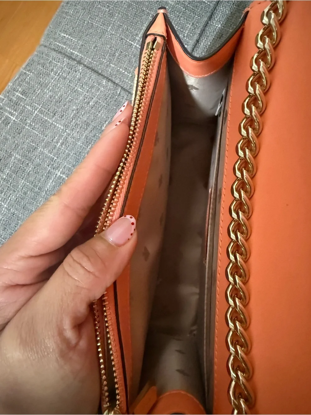 Canvas & Coral Pineapple Accent Crossbody Bag